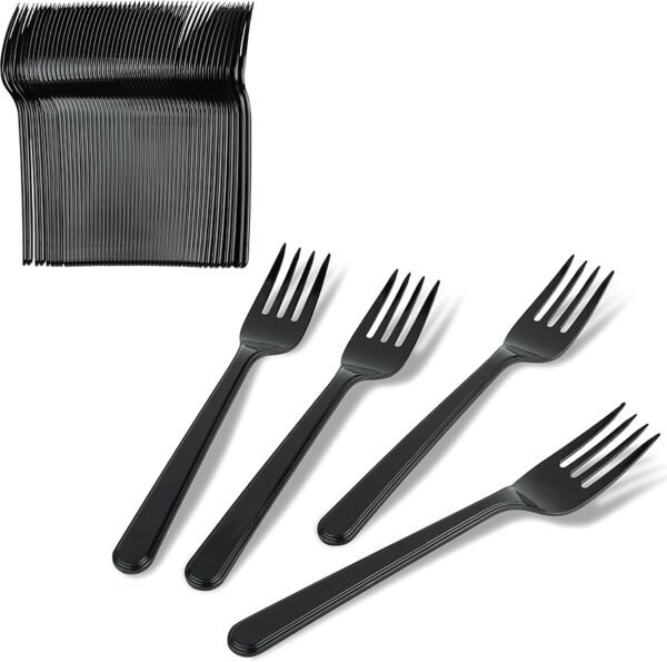 black plastic fork pack of 50 mai traders