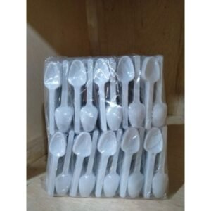 plastic white spoon pack of 50 mai traders